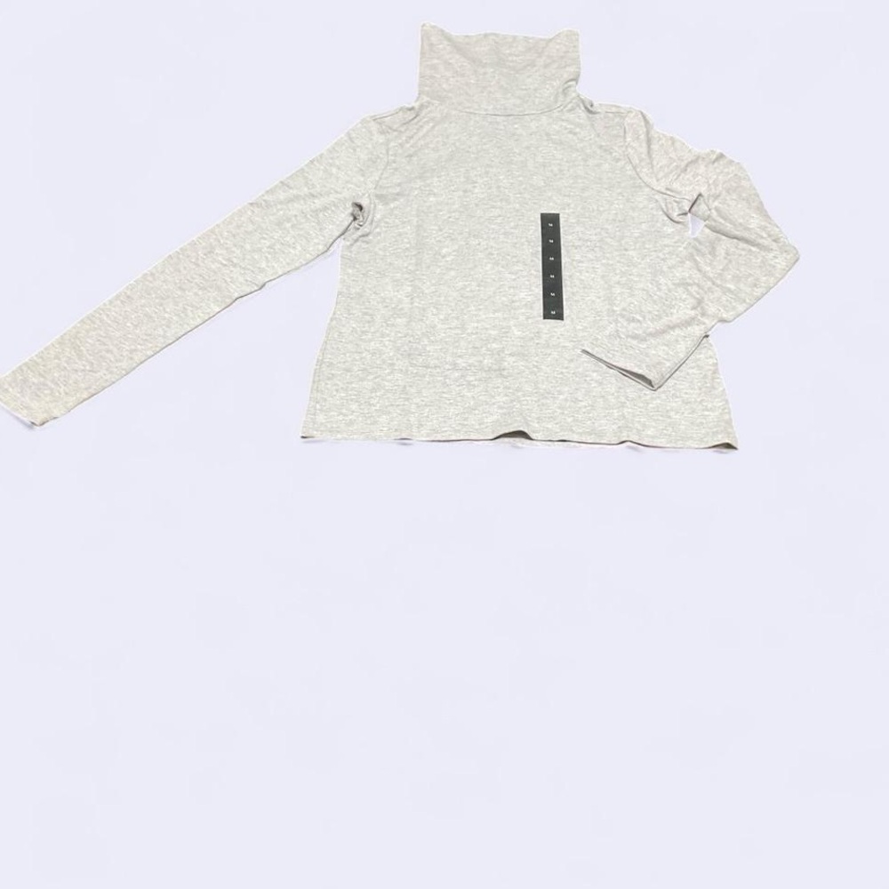 Banana Republic Factory Light Gray Turtleneck Sweater